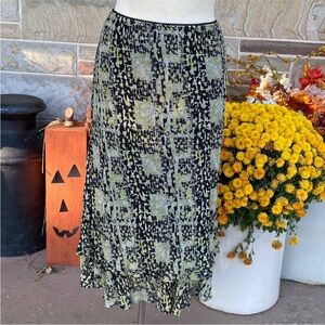 JM Collection‎ Layered Midi Skirt